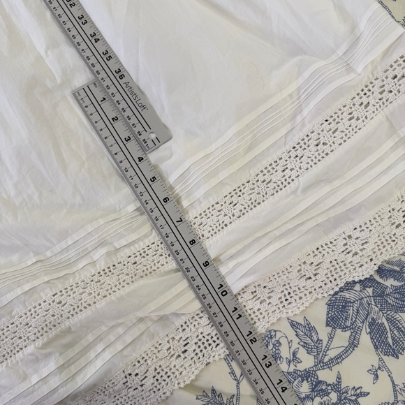 Doen Dress Womens XS Yselda Cotton Eyelet Maxi Salt White - Picture 10 of 11